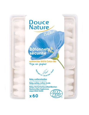 Bâtonnets d'Oreille Sécurité - DOUCE NATURE