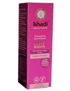 Shampoing Ayurvédique Rose - KHADI