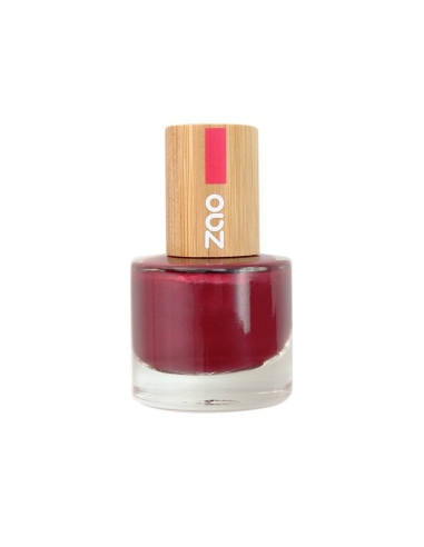 Vernis rouge nacré 674