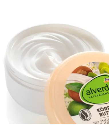  Beurre corporel - Noix de Macadamia & Beurre de Karité - bio - 200 ml-Alverde